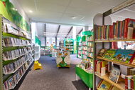 Kinderbereich in der Bücherhalle Kirchdorf