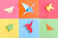 Verschiedene Origami Figuren