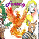 Zeichnungen verschiedener Fantasyfiguren