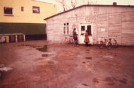 Bücherhalle Farmsen 1958 in der Baracke im Berner Heerweg