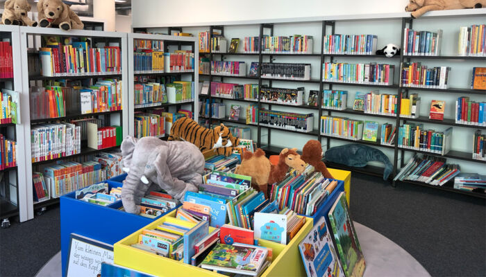 Kinderbereich in der Bücherhalle Steilshoop