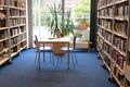 Blick in die Ausleihräume der Bücherhalle Lokstedt