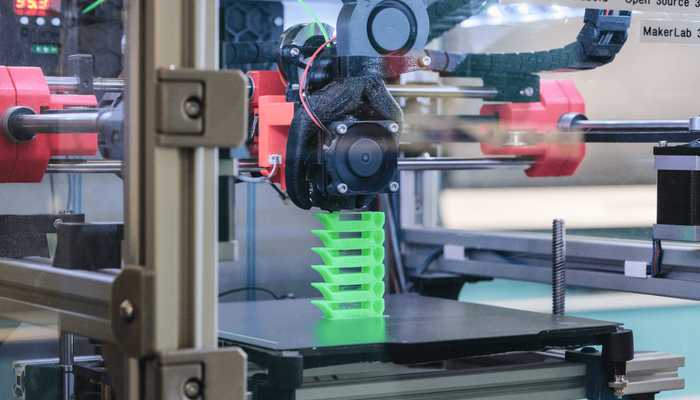 3D Drucker Nahaufnahme