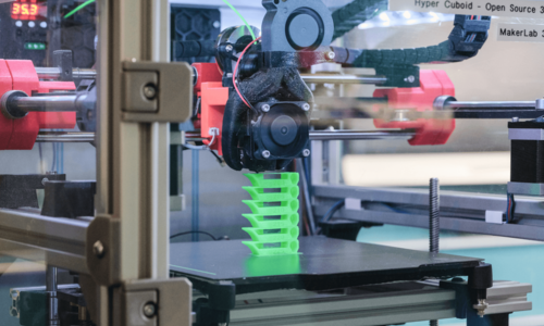 3D Drucker Nahaufnahme