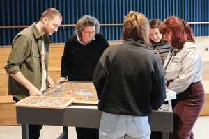 Puzzle in der Zentralbibliothek