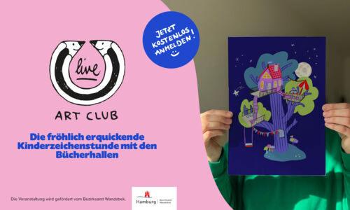 Grafik Live Art Club Zeichenstunde