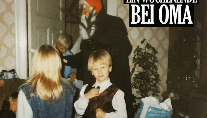 Kinder mit dem Weihnachtsmann