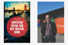 Buchcover und Porträt Henrik Siebold