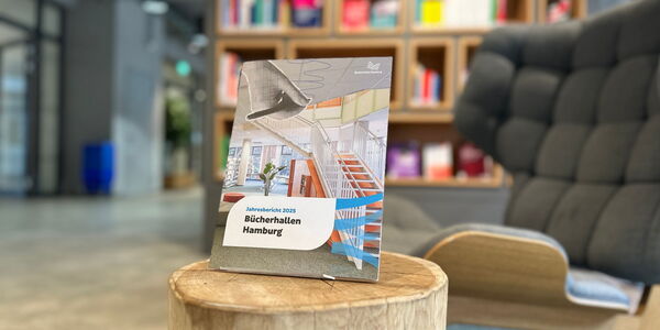Der Jahresbericht der Bücherhallen Hamburg von 2025.