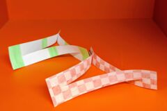 Propeller aus Papier.