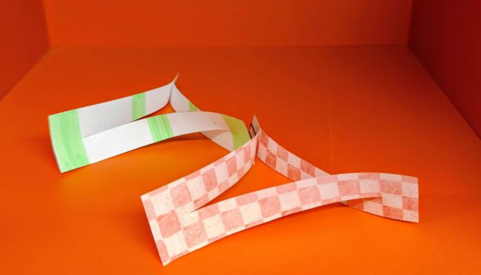 Propeller aus Papier.