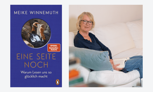Autorinnen Porträt Meike Winnemuth / Cover "Eine Seite noch"