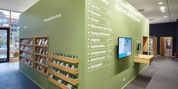 Saatgutbibliothek in der Bücherhalle Bergedorf