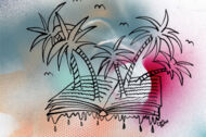 Illustration: Eine Buch-Oase
