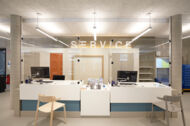 Service-Bereich in der Bücherhalle Eidelstedt