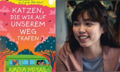 Abbildung des Buchcovers sowie Foto der Autorin Nadia Mikail