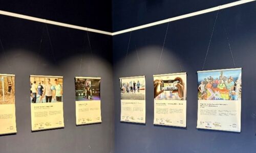 Bild der Vorgängerausstellung in der Zentralbibliothek