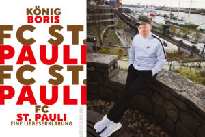 Buchcover "FC St. Pauli eine Liebeserklärung" und Autorenfoto