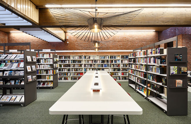 Außenansicht Bücherhalle Bramfeld