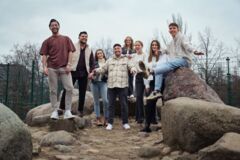 Gruppe von Jugendlichen