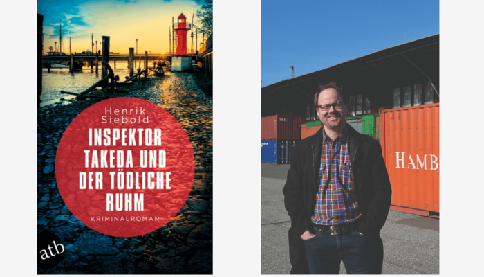 Buchcover und Porträt Henrik Siebold