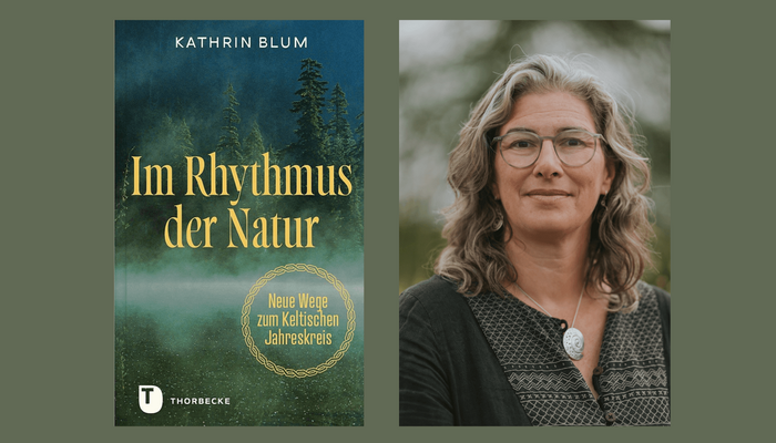 Buchcover und Portrait Kathrin Blum