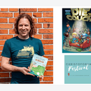 Matthias Kröner, Buchcover und Christoforum Festival Logo