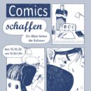 Plakat im Comicstil