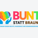 Logo Bunt statt Braun