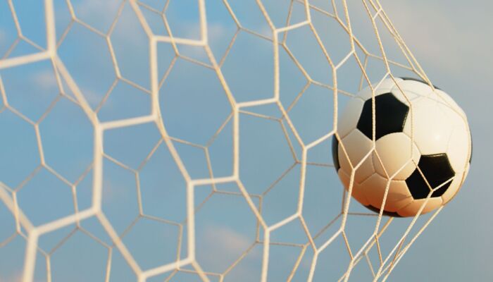 Fussball im Tor