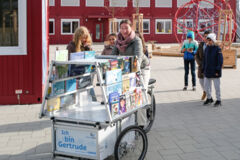 Lastenfahrrad der Bücherhallen