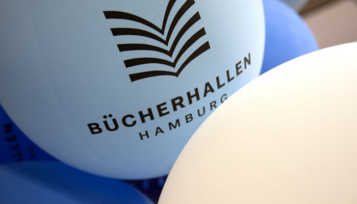 Luftballon Bücherhallen Logo