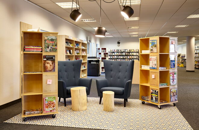 Innenansicht Bücherhalle Billstedt