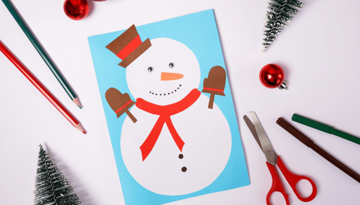 Schneeperson basteln