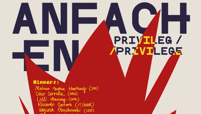 Startplakat des Anfachen Award 2025