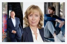 Dr. Carsten Brosda, Britta Hilpert und Dimitrij Kapitelman.