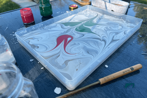 Kunst malen auf Wasser
