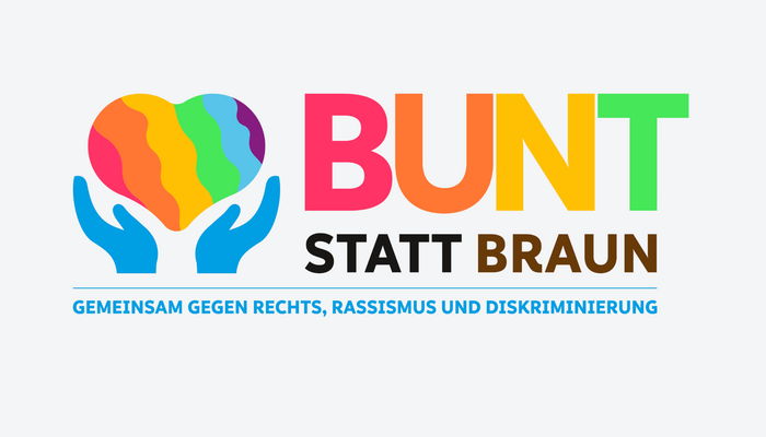 Logo Bunt statt Braun