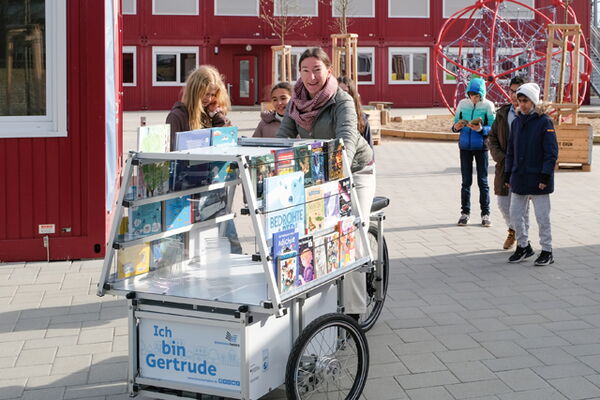 Lastenfahrrad der Bücherhallen