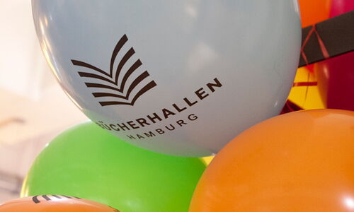 Luftballons Bücherhallen Logo