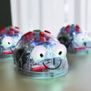 Blue bots mit Gesicht