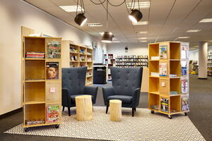 Innenansicht Bücherhalle Billstedt