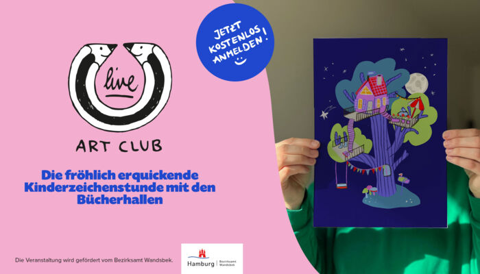 Grafik Live Art Club Zeichenstunde