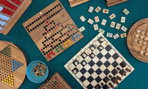 Auswahl an Brettspielen