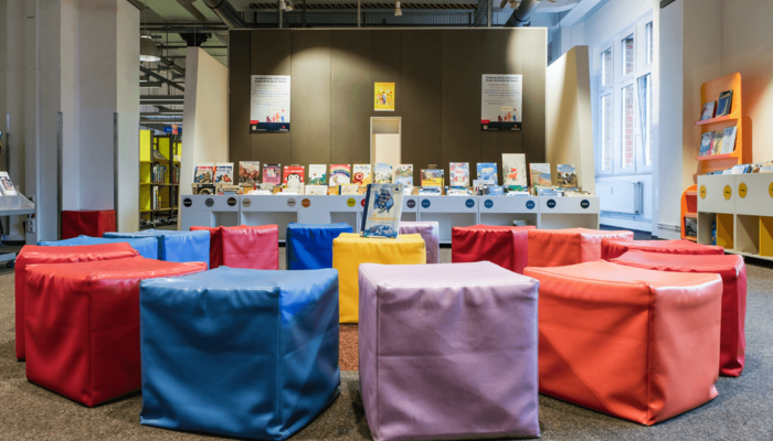 Lesesituation in der Kinderbibliothek