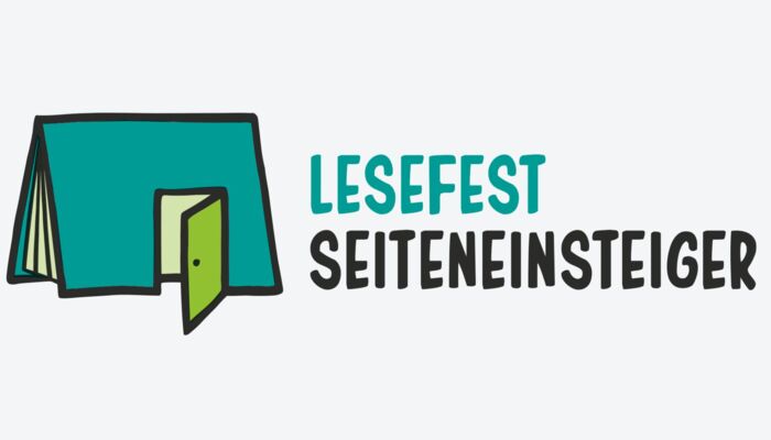 Logo "Lesefest Seiteneinsteiger"