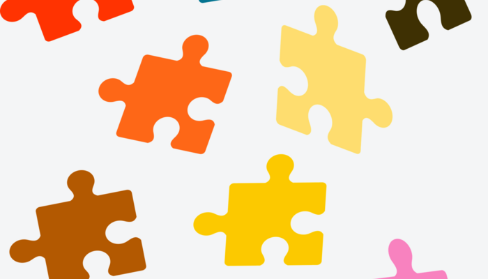 Puzzle bunt Grafik