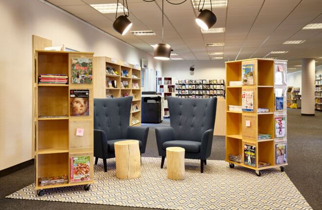 Innenansicht Bücherhalle Billstedt