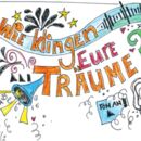 bunt gemaltes Bild wie klingen eure Träume