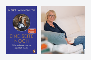 Autorinnen Porträt Meike Winnemuth / Cover "Eine Seite noch"